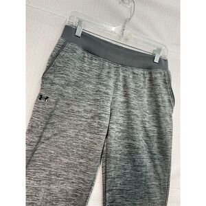 Under armour Women's Small Sweatpants Gray Rival Fleece Lined Straight Loose Fit